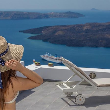 Вілла Karpimo Horizon - Caldera View With Private Hot Tub Фіростефані Екстер'єр фото