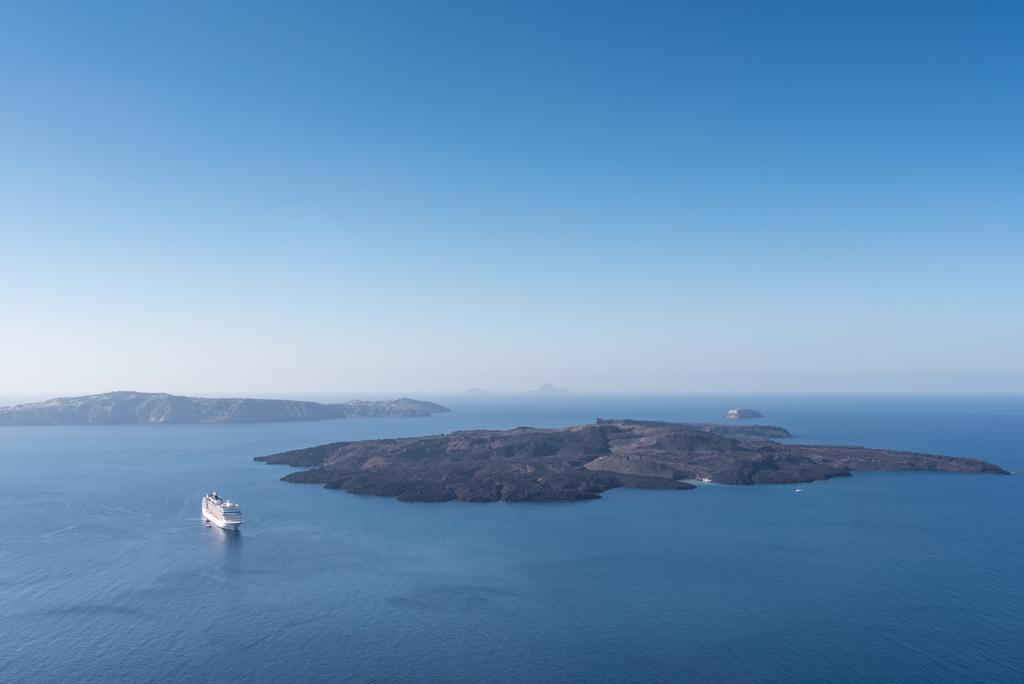 Вілла Karpimo Horizon - Caldera View With Private Hot Tub Фіростефані Екстер'єр фото