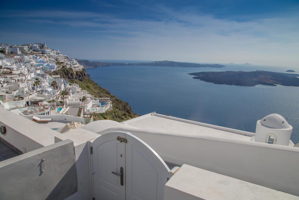 Вілла Karpimo Horizon - Caldera View With Private Hot Tub Фіростефані Номер фото